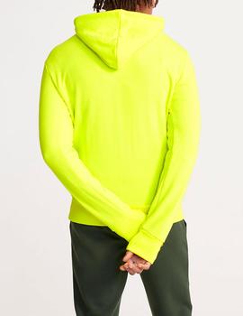cambiar persona que practica jogging Copiar Sudadera Superdry amarillo flúor para hombre