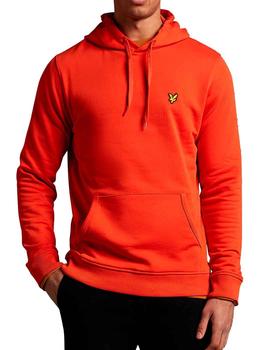 Sudadera capucha Lyle - Scott naranja para hombre