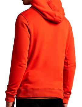 Sudadera capucha Lyle - Scott naranja para hombre