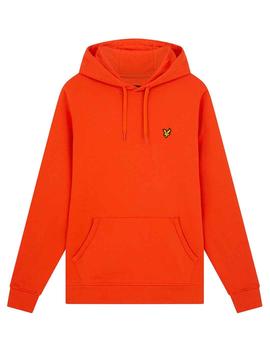 Sudadera capucha Lyle - Scott naranja para hombre