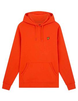 Sudadera capucha Lyle - Scott naranja para hombre