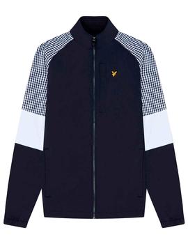 Chaqueta chándal Lyle Scott azul marino a cuadros