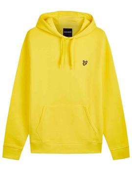 Sudadera capucha Lyle & Scott amarilla para hombre