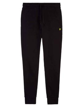 Pantalón chándal Lyle & Scott negro para hombre