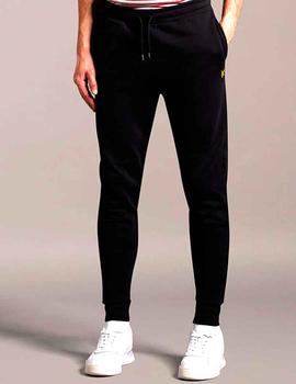 Pantalón chándal Lyle & Scott negro para hombre