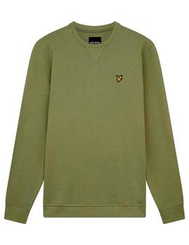 Sudadera cuello redondo Lyle - Scott verde musgo