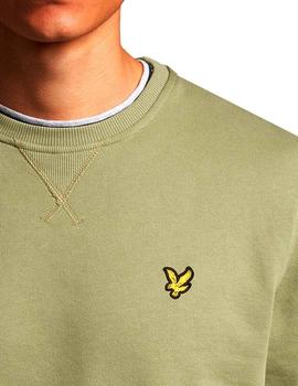 Sudadera cuello redondo Lyle - Scott verde musgo