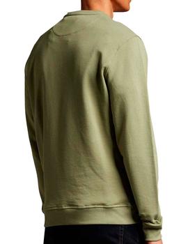 Sudadera cuello redondo Lyle - Scott verde musgo