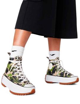 Bambas Converse Run Star Hike camuflaje para chica