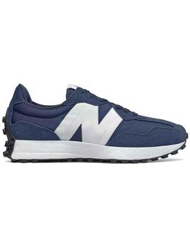 Zapatillas New Balance 327 azul marino N blanca