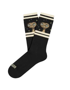 Calcetines ET negros Jimmy Lion franjas blancas