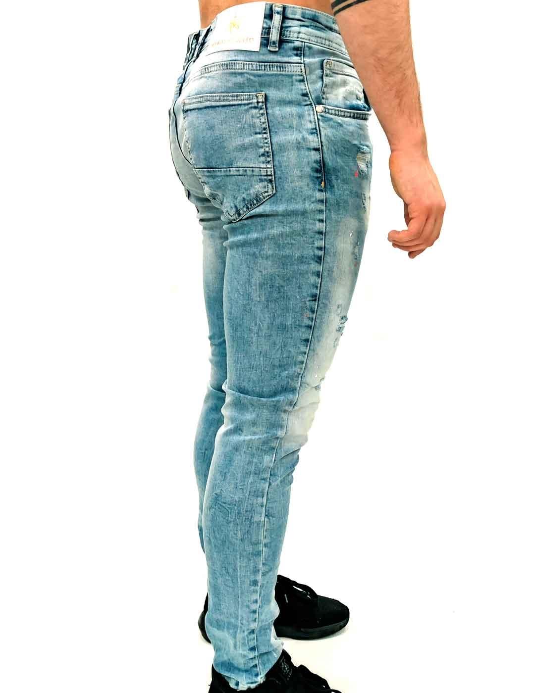 Vaquero Mario Morato Jeans elástico azul clarito