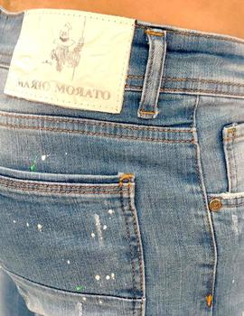 Vaquero Mario Morato Jeans roto con pintura