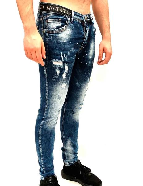 Jeans Mario Morato con cinto skinny