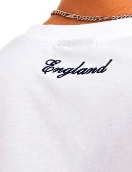 Camiseta Ellesse blanca Inglaterra Eurocopa 2021