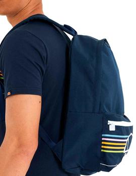 Mochila Ellesse Angolo azul marino rayas rosas