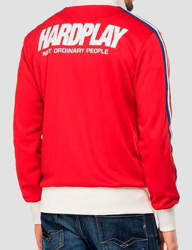 Chaqueta retro Replay roja para hombre
