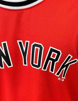 Camiseta New York roja de tirantes unisex