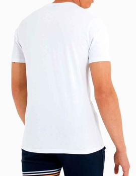 Camiseta Ellesse blanca cuadros de colores