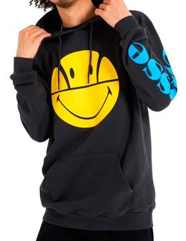 Sudadera Ellesse Smile cara sonriente amarilla