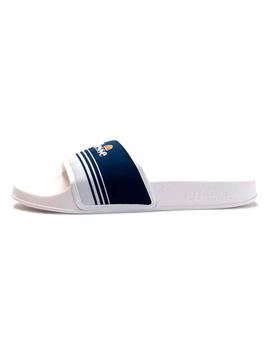 Chanclas Ellesse blancas rayas marino para hombre