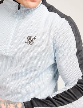 Sudadera Siksilk hombre gris