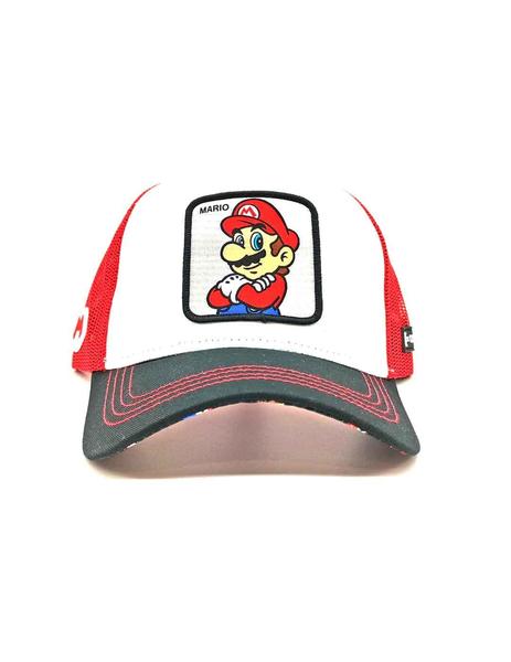 Gorra Capslab Super Mario Bros blanca