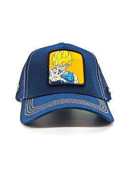 Gorra Super Saiyan Capslab azul marino unisex