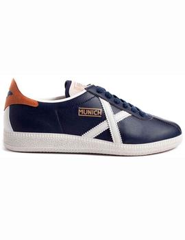 Zapatillas Munich Barru 109 azul marino X blanca