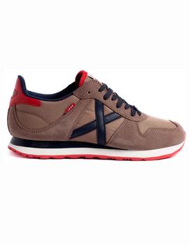 Zapatillas Munich Massana 437 verdes suela roja