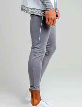 Pantalón chándal SikSilk gris pitillo