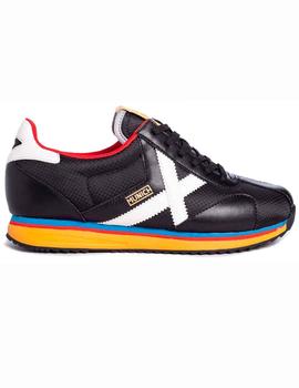 Zapatillas Munich Sapporo 124 negras suela colores