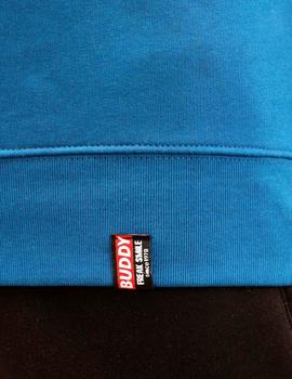 Sudadera Buddy Climber azul royal para hombre