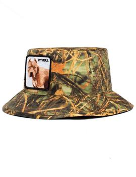 Gorro pescador Goorin Bros pitbull estampado