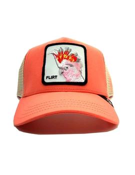 Gorra Goorin Bros naranja cacatúa Flirt