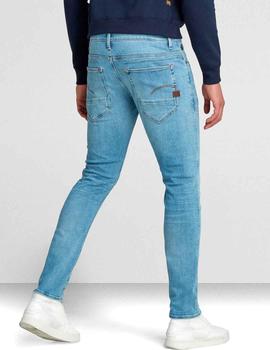 Pantalón vaquero G Star Raw D Staq Slim azul claro