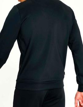 Chaqueta chándal 11 Degrees negra con dibujo
