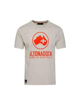 Camiseta Altona Dock Born in Australia logo rojo