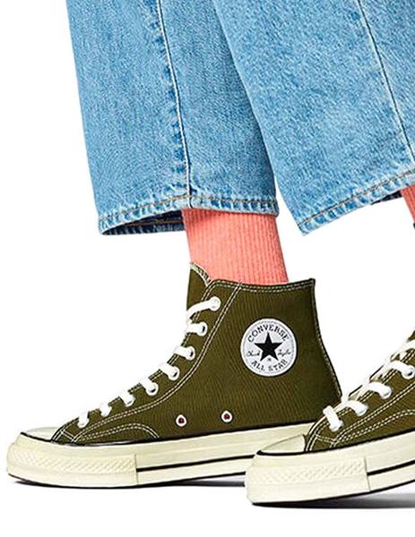 Cardenal empeorar salud Zapatillas De Deporte Verde Militar De Cuero Con Forro De Piel Sintética  Chuck 70 Hi De Converse | pamso.pl