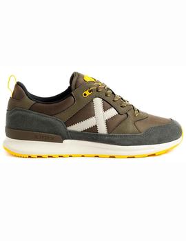 Zapatillas Munich Alpha 56 verdes con amarillo