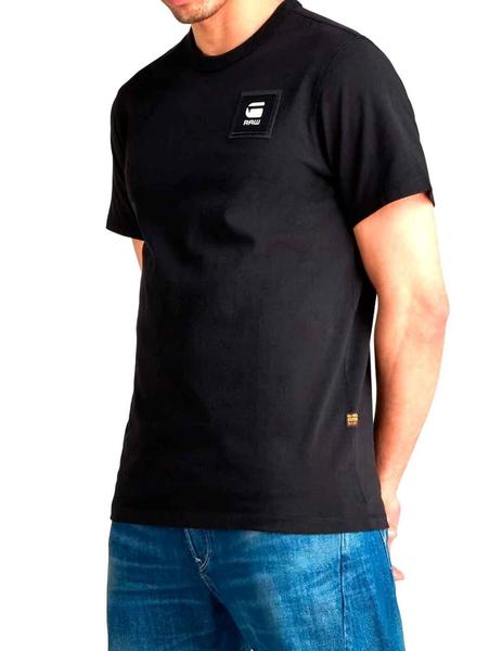 Camiseta Star hombre negra con logo | Envío Gratis