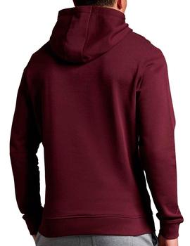 Sudadera Lyle Scott granate para hombre