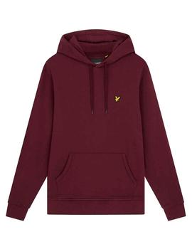 Sudadera Lyle Scott granate para hombre