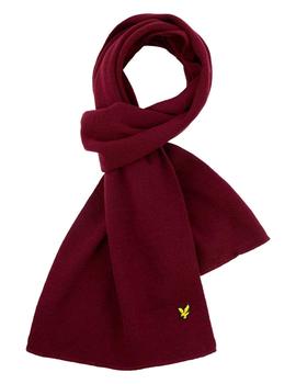 Bufanda Lyle Scott granate para hombre y mujer