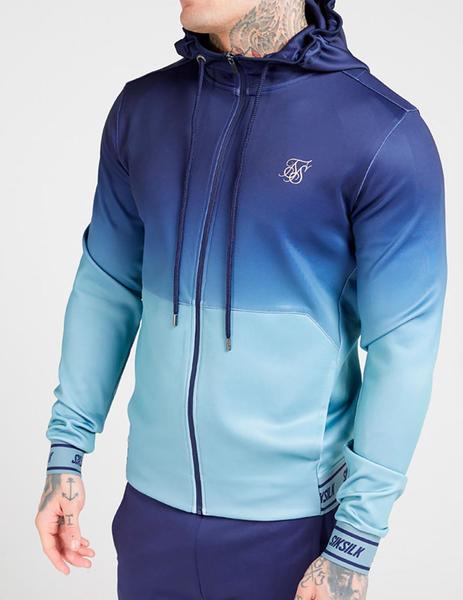 Chaqueta Agility Zip azul para hombre