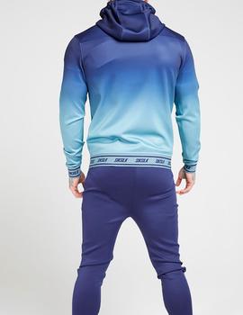 Chaqueta Siksilk Agility Zip azul para hombre