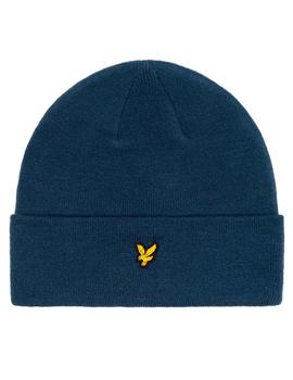 Gorro Lyle Scott azul marino para frío