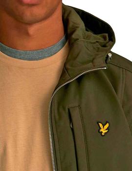 Cazadora Lyle Scott verde oliva para hombre