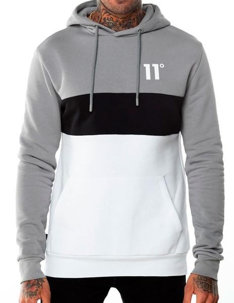 Sudadera 11 Panel gris para hombre