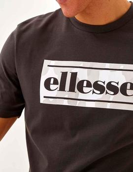 Camiseta Ellesse Avel gris box logo camuflaje